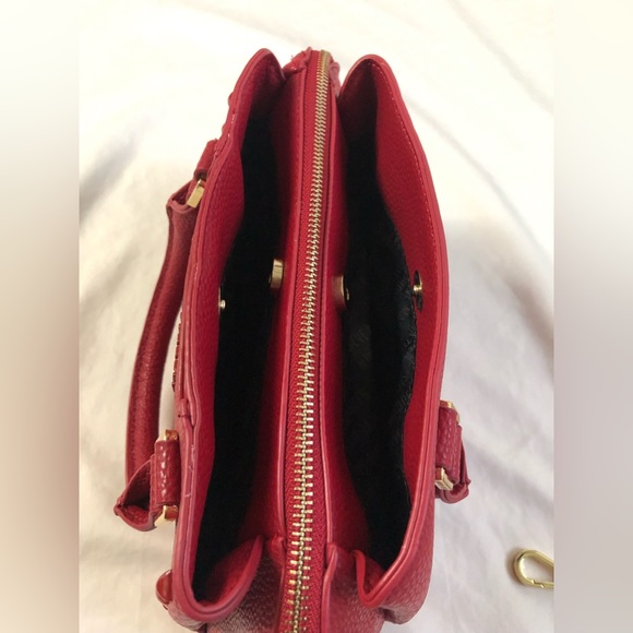 Steve Madded Vegan leather Studded Handbag color: Red - Picture 9 of 11